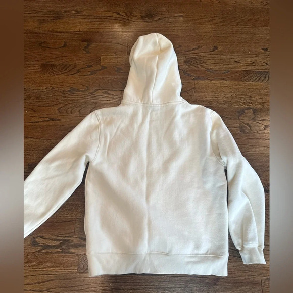 Women's White Hoodie - Picture 9 of 11